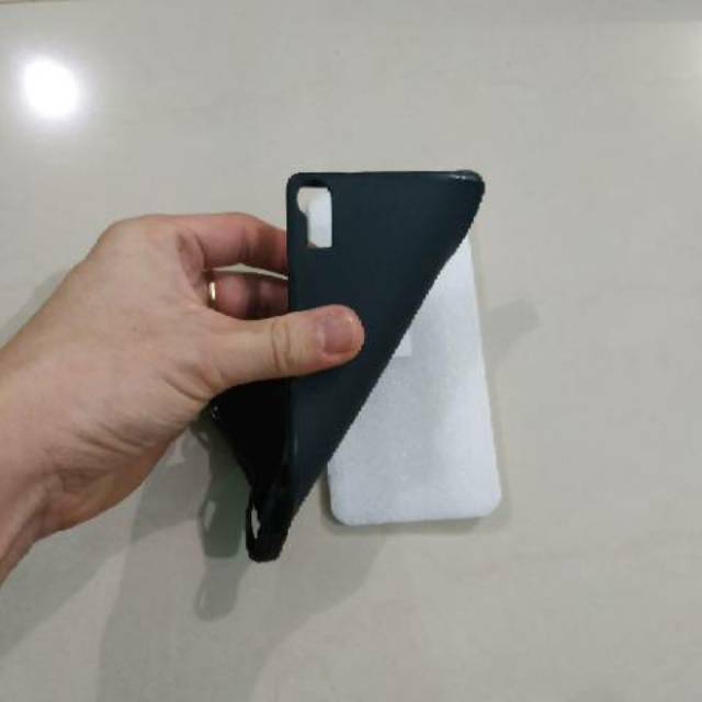 LENOVO VIBE SHOT Z90 silikon capdase soft case karet hitam mantap