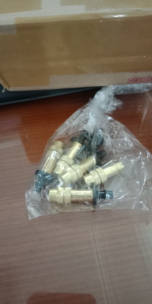 Alat Siram Irrigation Head Sprinkler 0.5 Mm Sprayer Nozzle Adjustable Spray Air Taman Kebun Kandang