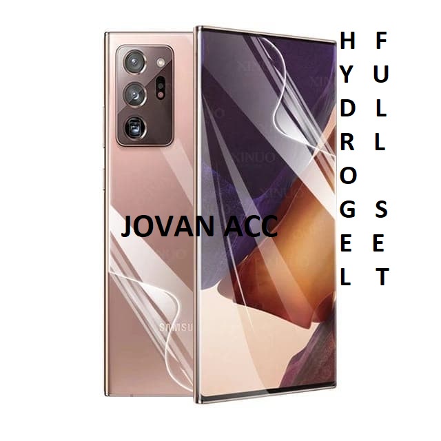 SAMSUNG NOTE 20 / SAMSUNG NOTE 20 ULTRA ANTI GORES HYDROGEL BENING DEPAN ATAU BELAKANG ATAU FULL SET, SCREEN GUARD GEL FRONT OR BACK CLEAR TRANSPARAN PLASTK