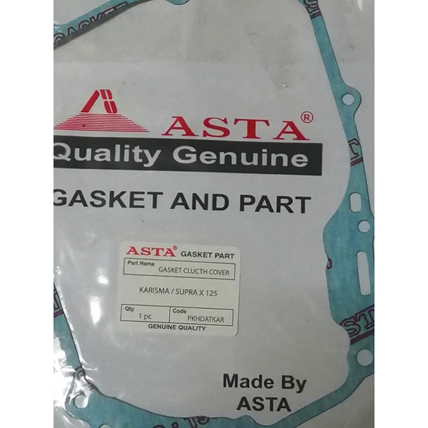 Paking perpak gasket bak kopling karisma supra x 125 asta