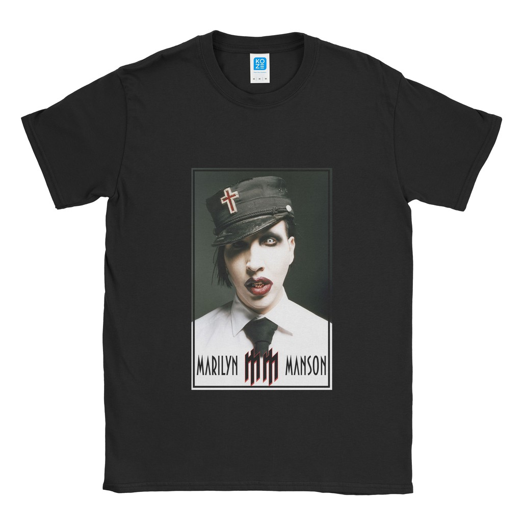 Baju Kaos Band Marilyn Manson Poster Boy