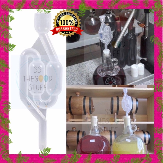 Home Brew Wine Fermentasi /Airlock Check Valve / Fermentasi Wine Bir