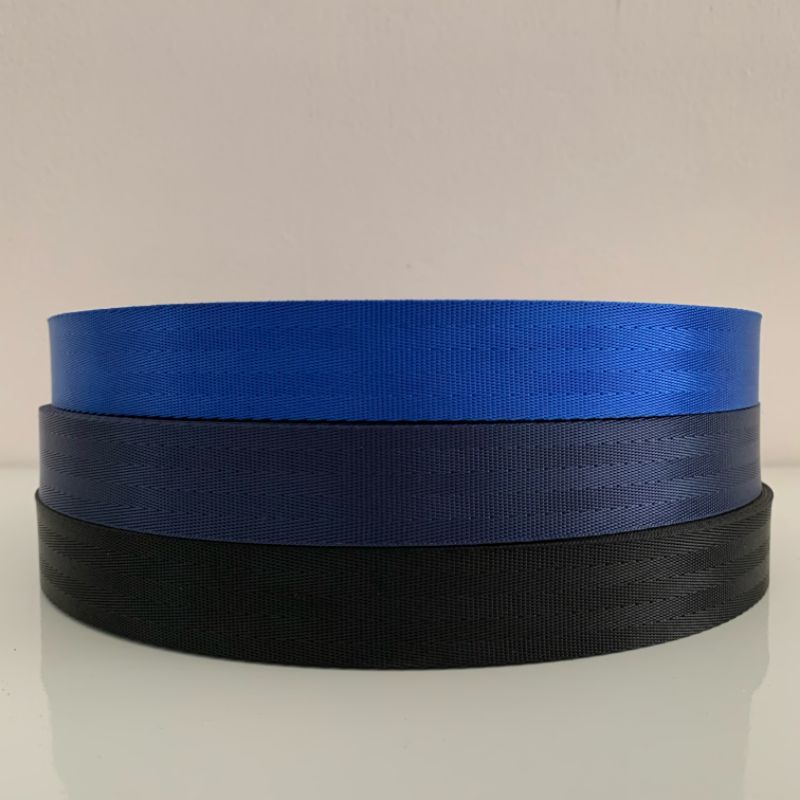 1 Rol Webbing 3.8 cm Nylon Seatbelt ketebalan 0.9mm panjang 45m