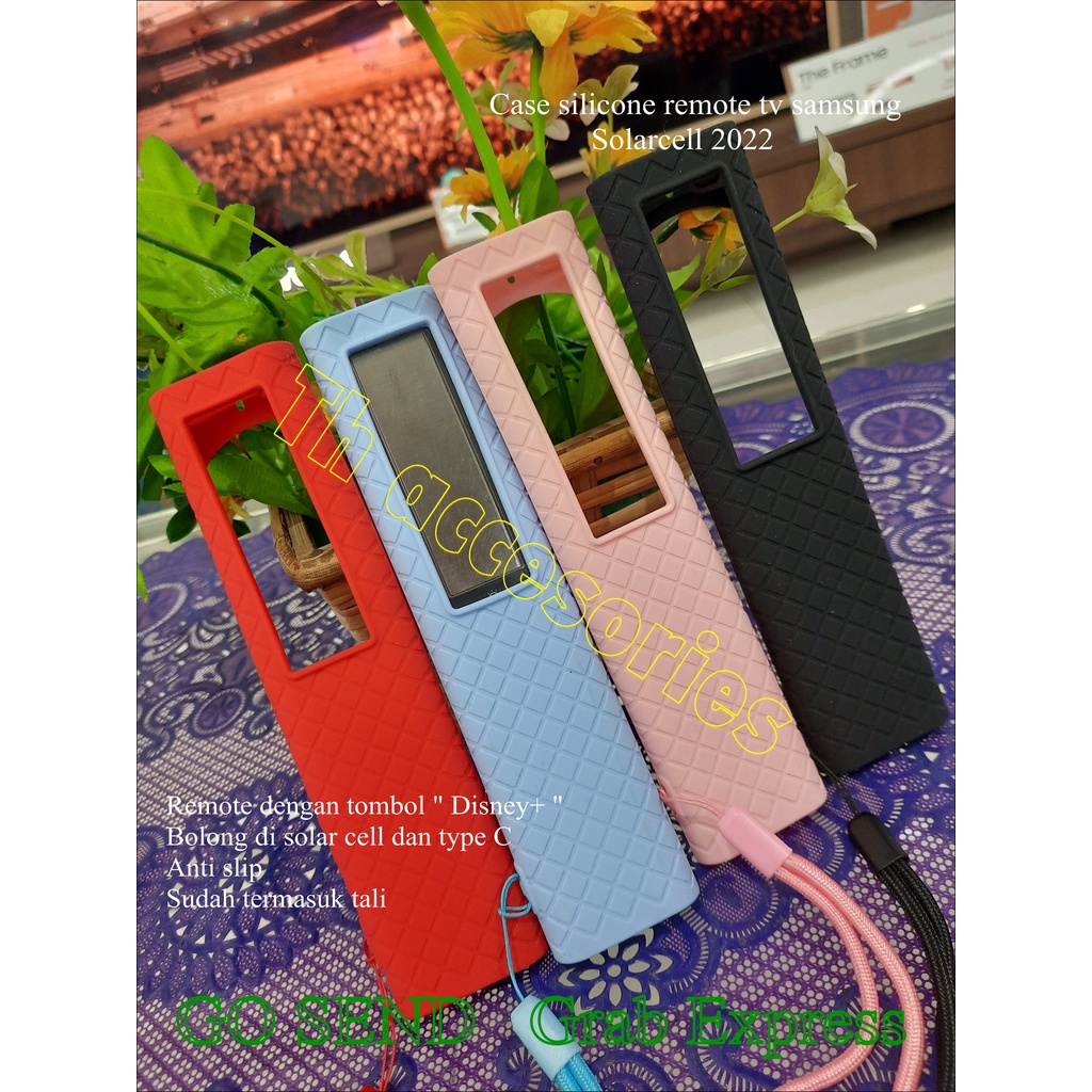 RK Case silicone remote tv samsung solarcell BU8000 Series & Qled tv