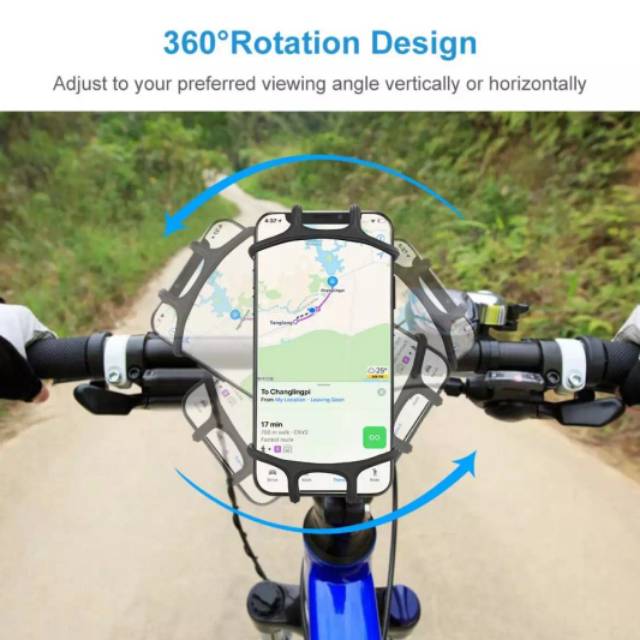 Holder Sepeda Floveme Bicycle Phone Holder Motor Bike Cycle Car for Android Iphone