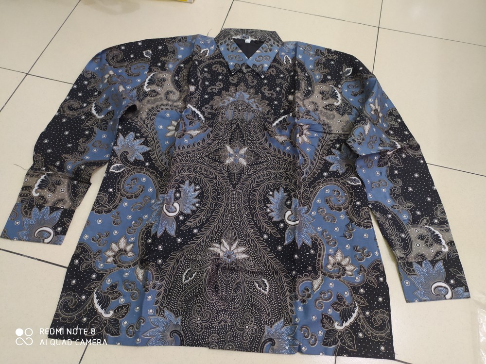 Lakeswara Kemeja Batik Pria Bahan Katun Halus Full Furing By Aljaya Batik