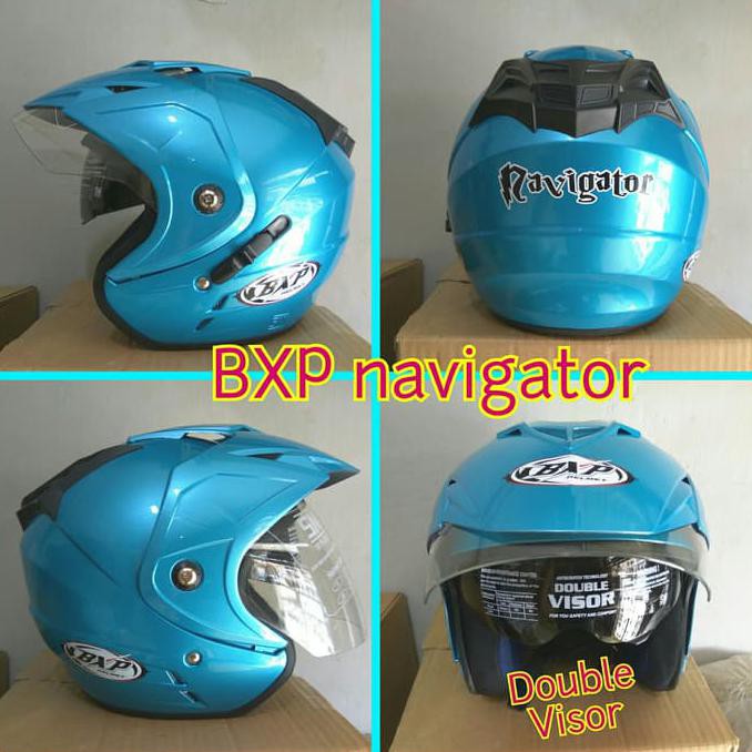 PROMO Helm BXP Navigator double visor SNI half face - revivl