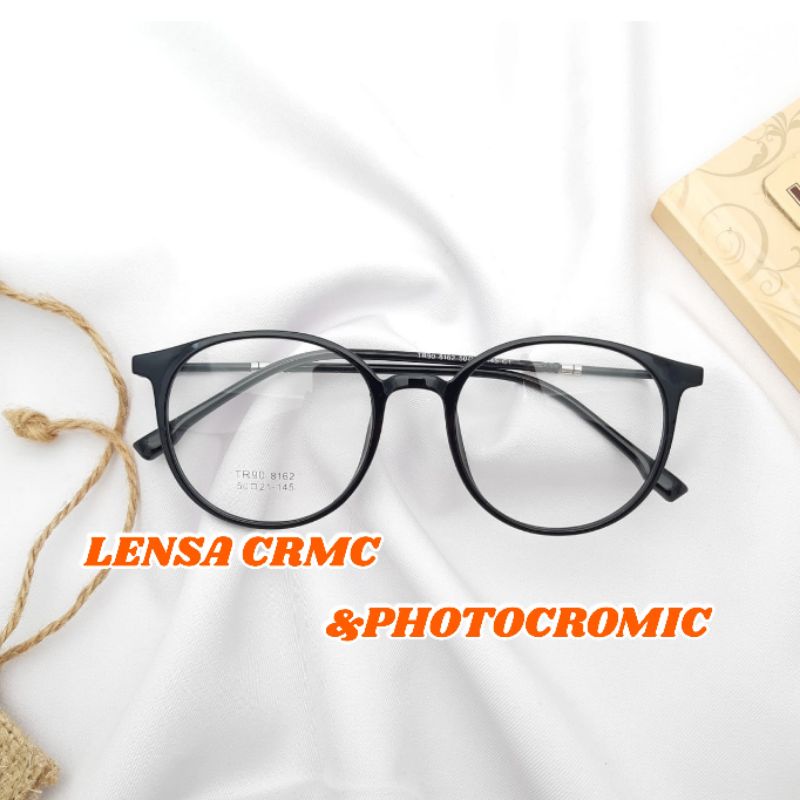 Frame Kacamata 8162 , Gratis Lensa Minus, Kacamata Antiradiasi,