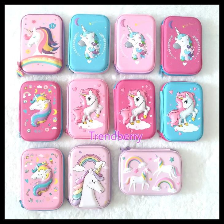 

TEMPAT PENSIL UNICORN KOTAK PENSIL PENSIL CASE HARDTOP 3D UNICORN LUCU KODE 1437