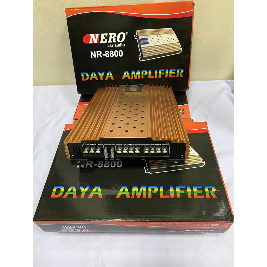 power amplifier 4 CHANNEL NERO NR-8800