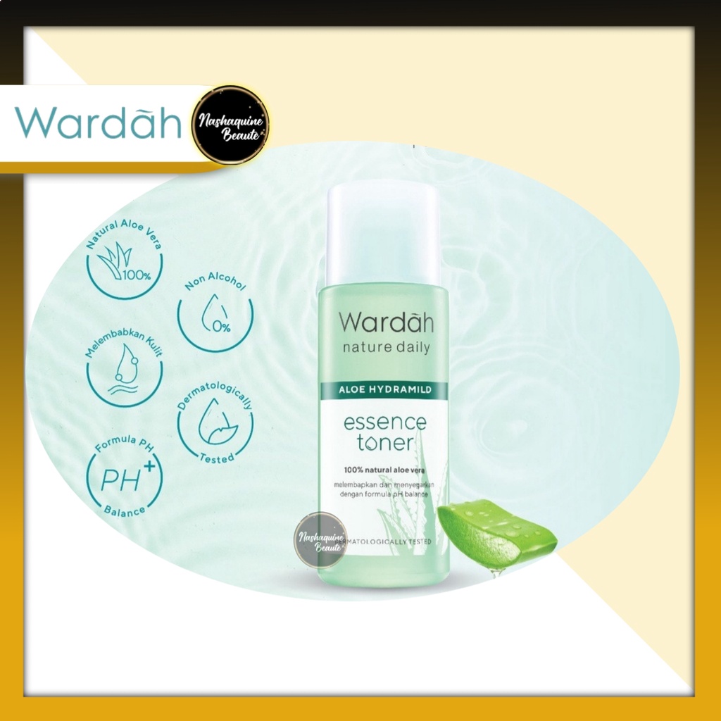 Wardah Nature Daily Aloe Hydramild Essence Toner 100 ml