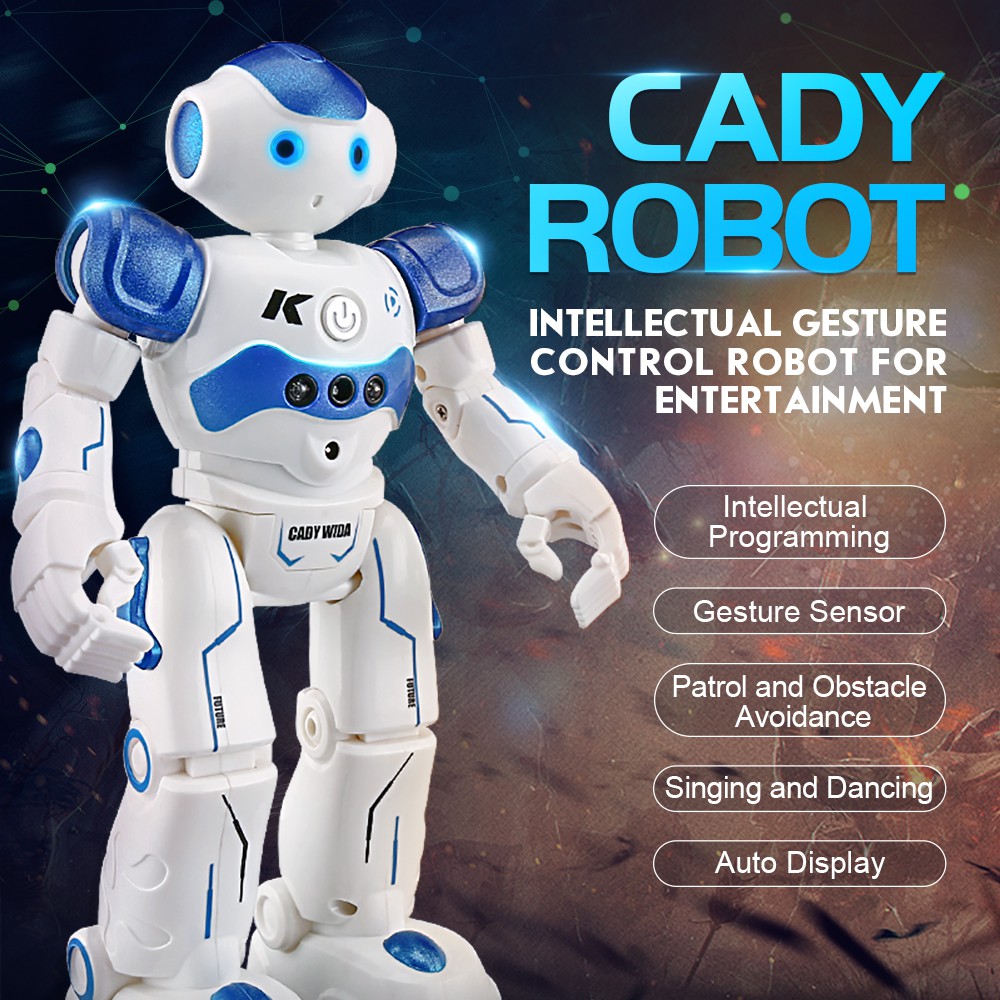 JJRC R2 Robot CADY WIDA Mainan Kado Hadiah Anak Sensor Remote Action Figure Toys