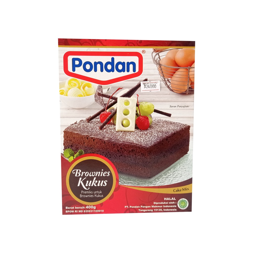 

Premiks Pondan Brownies Kukus