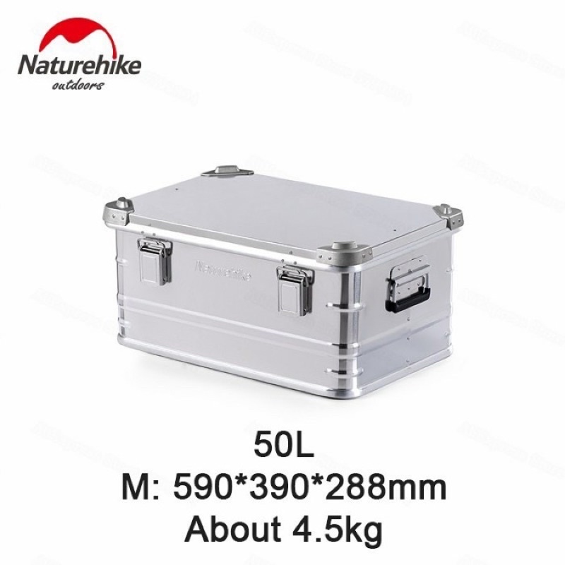 ALUMINIUM STORAGE BOX NATUREHIKE NH20SJ034 - 50 LITER