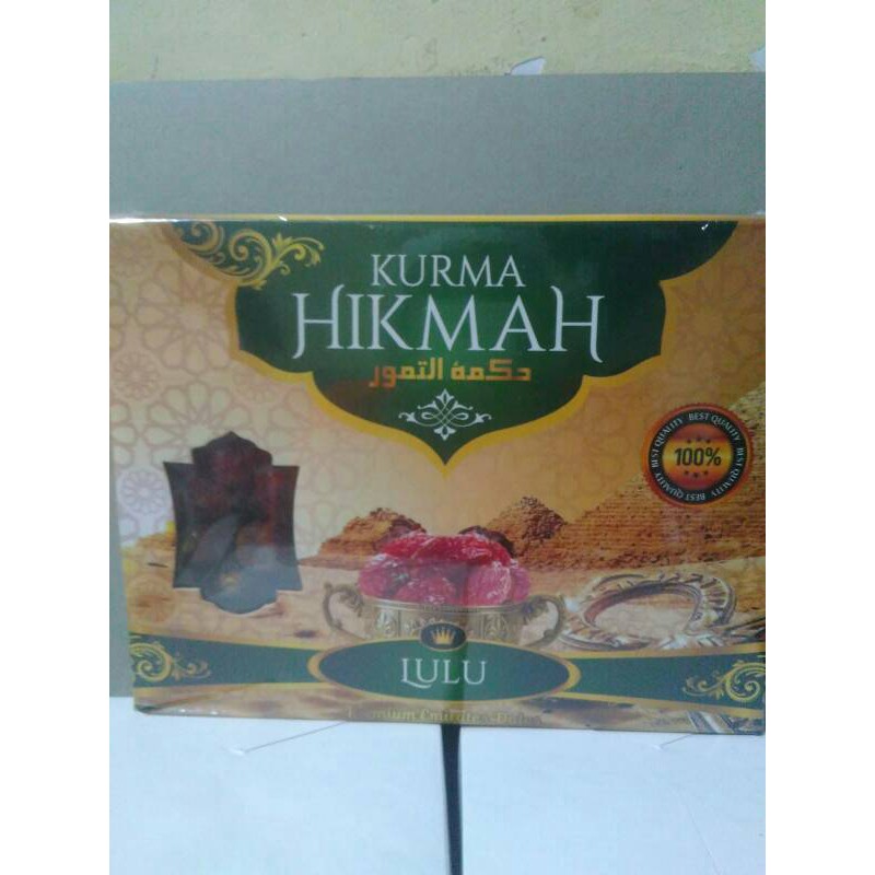 Kurma Hikmah Lulu ( Kurma Lulu ) bukan Date Crown Lulu