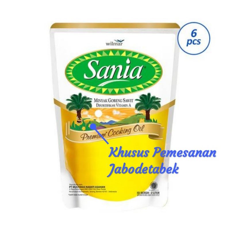 

Sania Premium 2L / 6 pcs ( Khusus Pemesanan Jabodetabek )