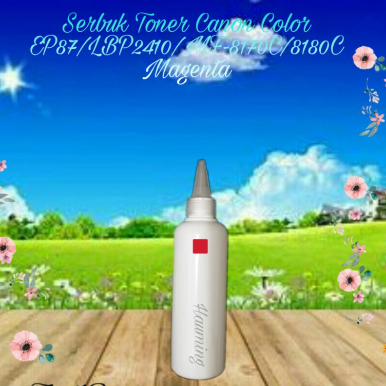 Serbuk Toner Canon EP87 EP 87 LBP2410 LBP 2410 MF8170 MF8180 MF-8170 8180 8170C 8180C Magenta 1x Isi