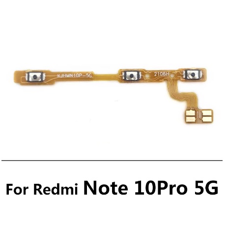 Fleksibel Flexibel Flexible Power ON OFF VOLUME - XIAOMI REDMI NOTE 10 PRO 5G