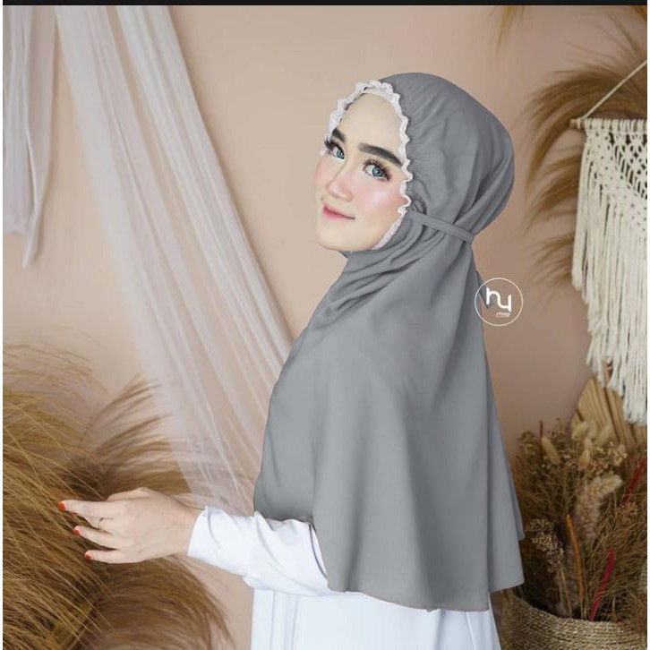 (PROMO) JILBAB BERGO RENDA MARYAM / ELYA HIJAB / KHIMAR RENDA MARYAM TERMURAH BEST SELLER