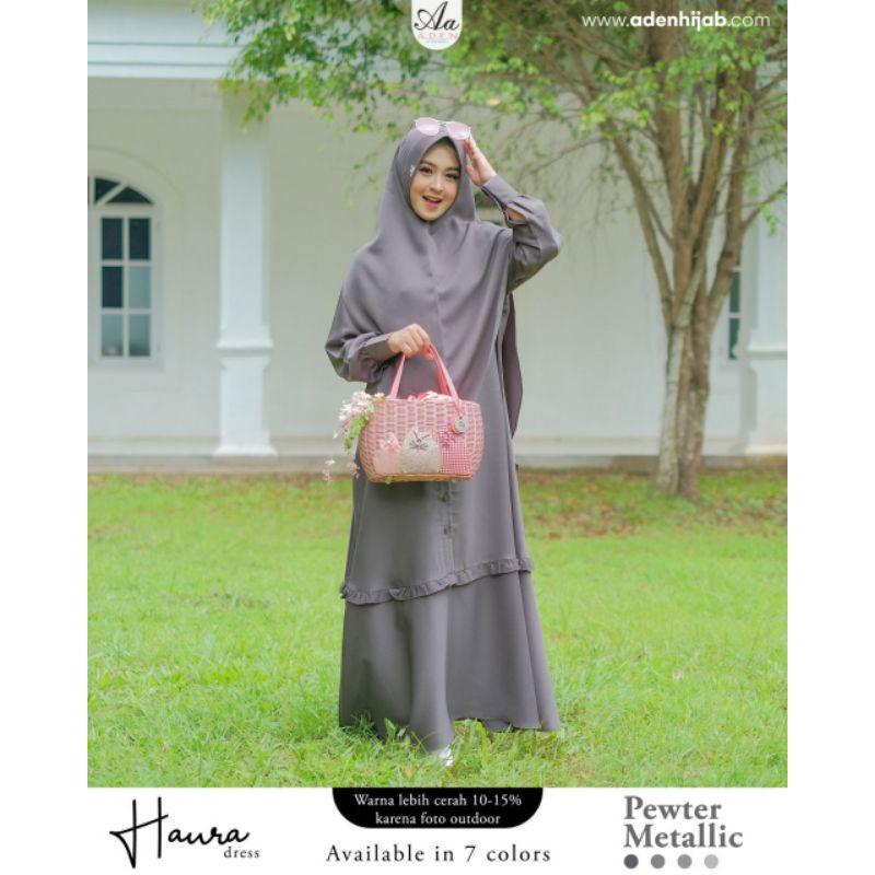 Haura dress set by aden hijab