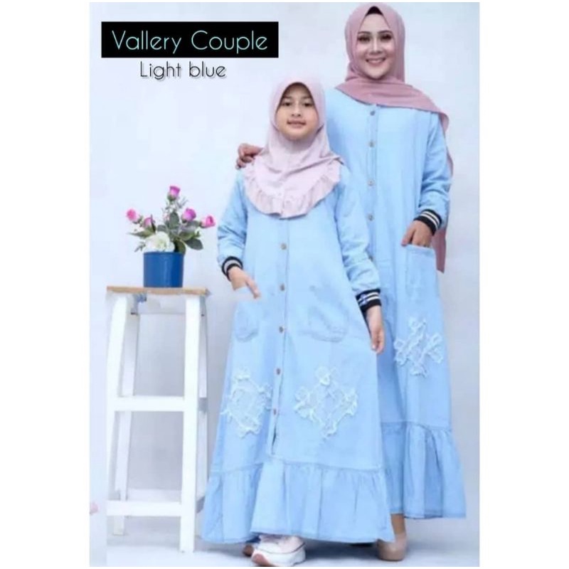 Gamis Jeans Couple ibu dan anak terbaru