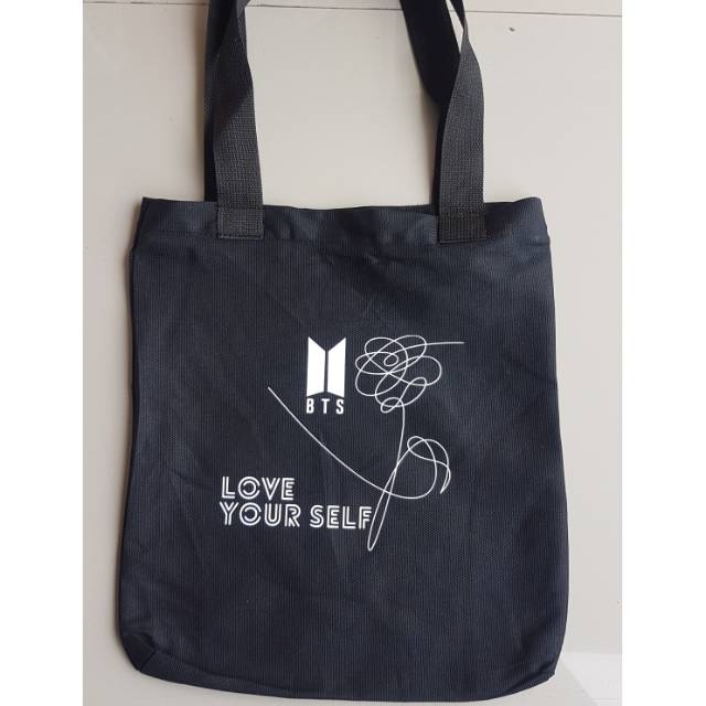 Tote bag BTS LOVE YOUR SELF KPOP TAS BANGTAN BOYS