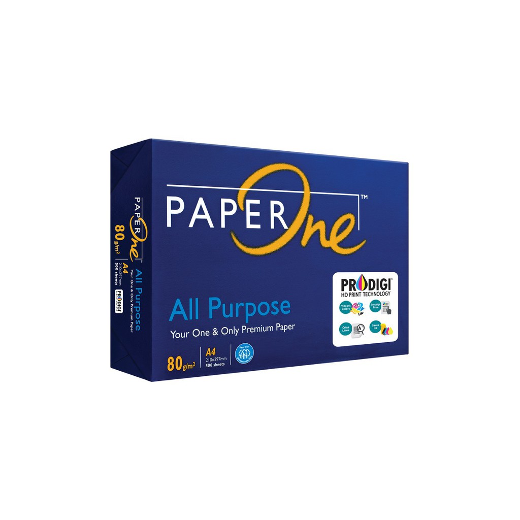 KERTAS A4 PAPERONE 80GRAM 1RIM