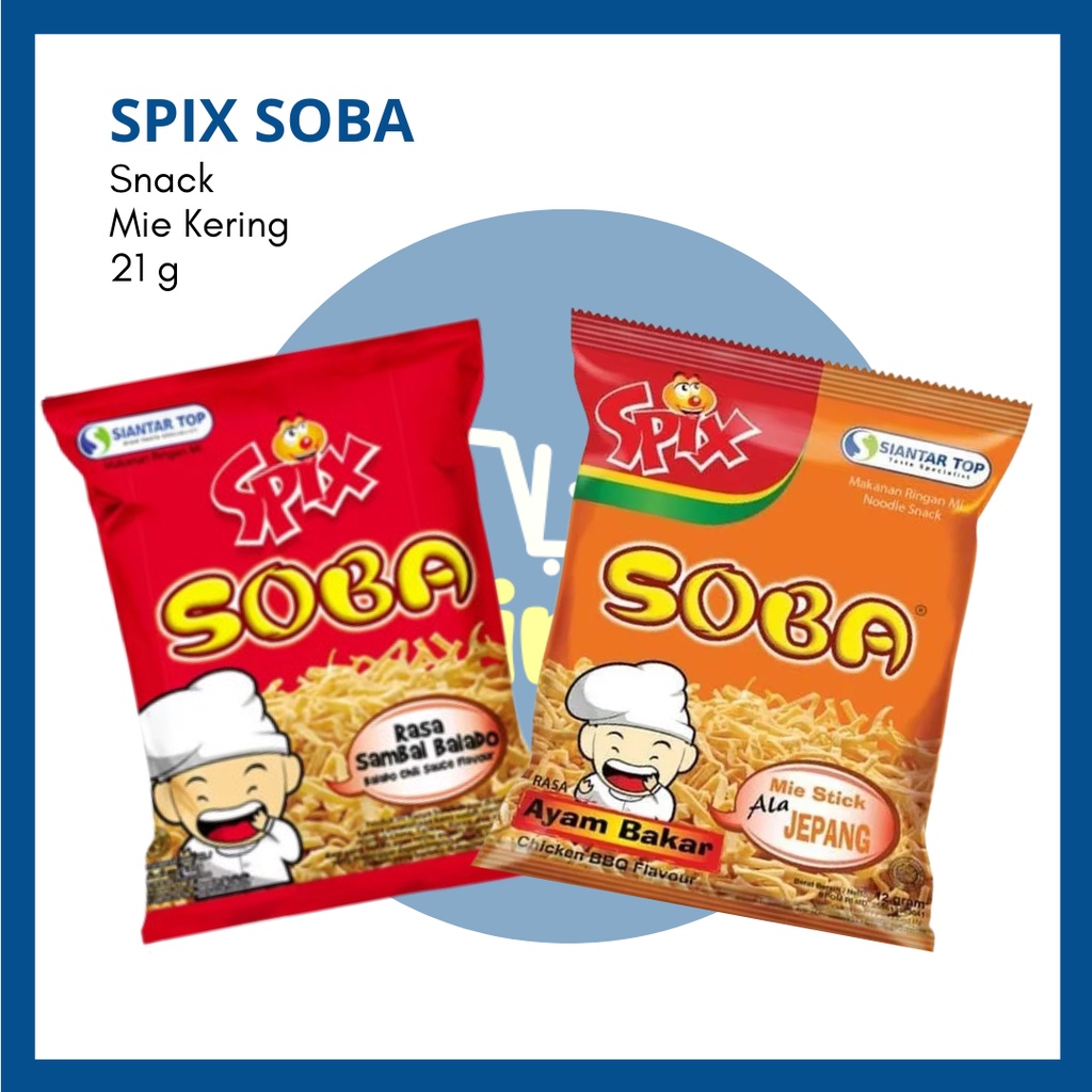 

SNACK MIE KREMES SPIX SOBA MIE 21GR