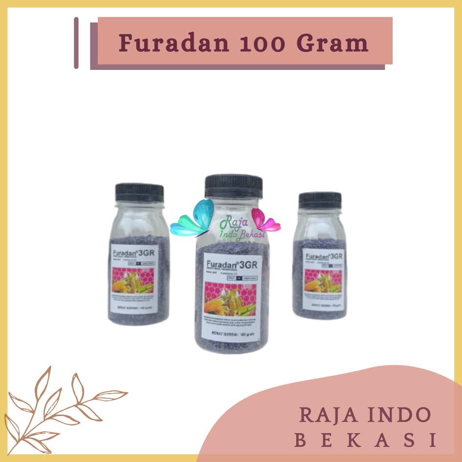Ori Furadan Botol 100 Gram Kemasan Repacking Furadan Obat Semut Anti Hama 3gr Insektisida Uret Akar Furadan 3gr 1kg 2kg 500 Gram