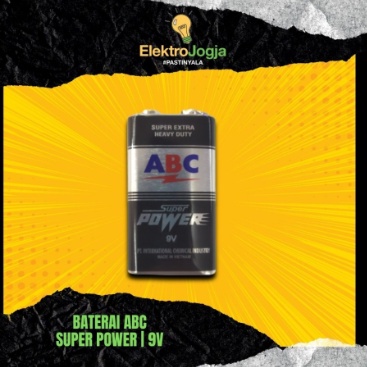 Baterai Kotak 9V ABC SUPERPOWER - Batre 9 Volt