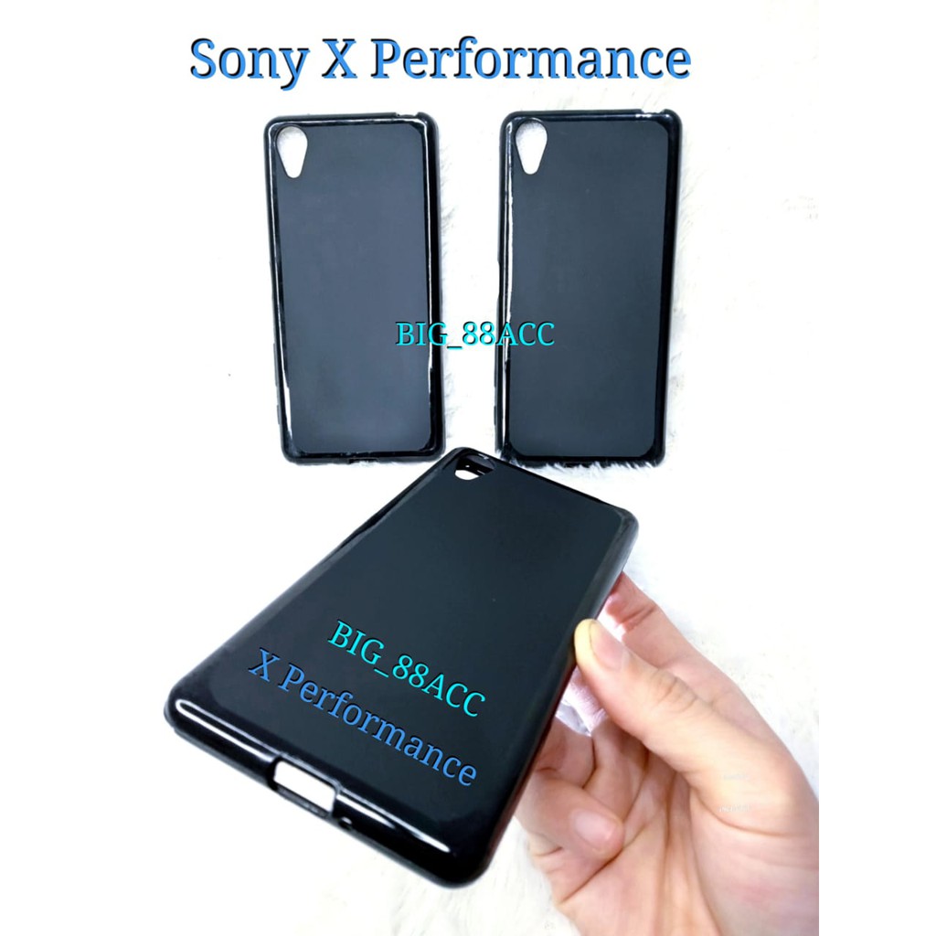 Soft Case Silicon Black Case Casing Sony Xperia X Performance / XPerformance SO-04H