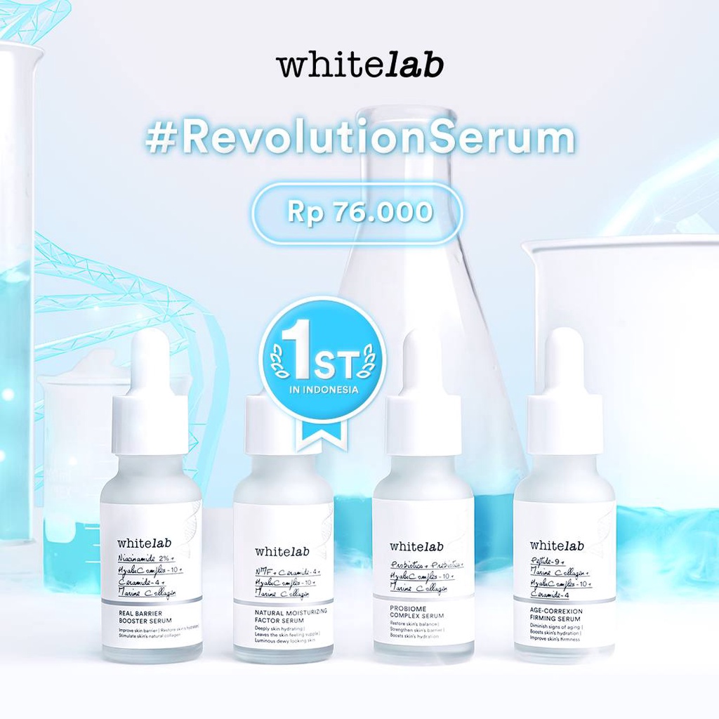 WHITELAB Age Correxion Firming Probiome Complex Real Barrier Booster Natural Moisturizing Factor NMF Face Serum