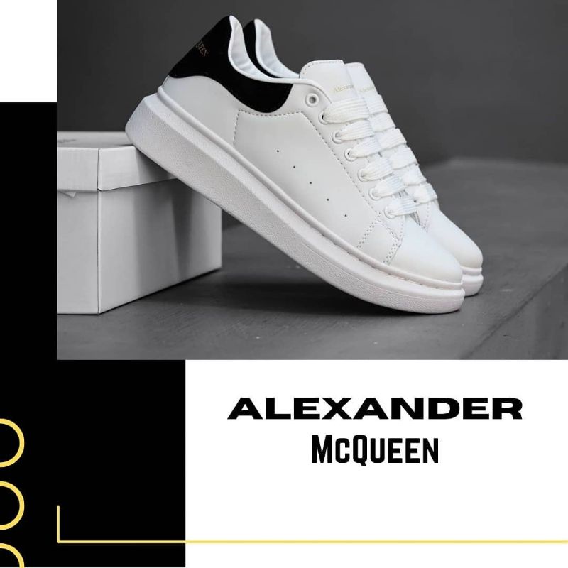 Sepatu Sneakers Alexander McQueen Triple White/Black