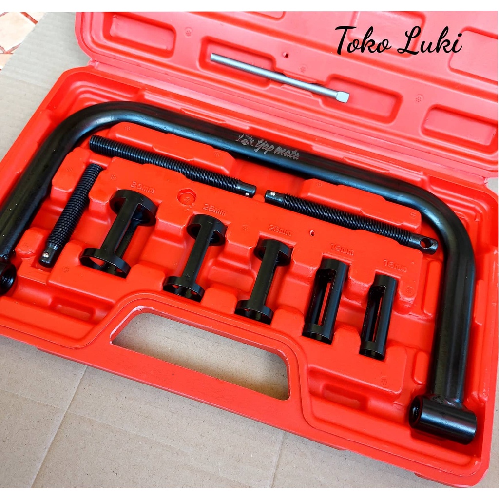 Treker Klep Tjap Mata isi 10 pcs Valve Spring Compressor