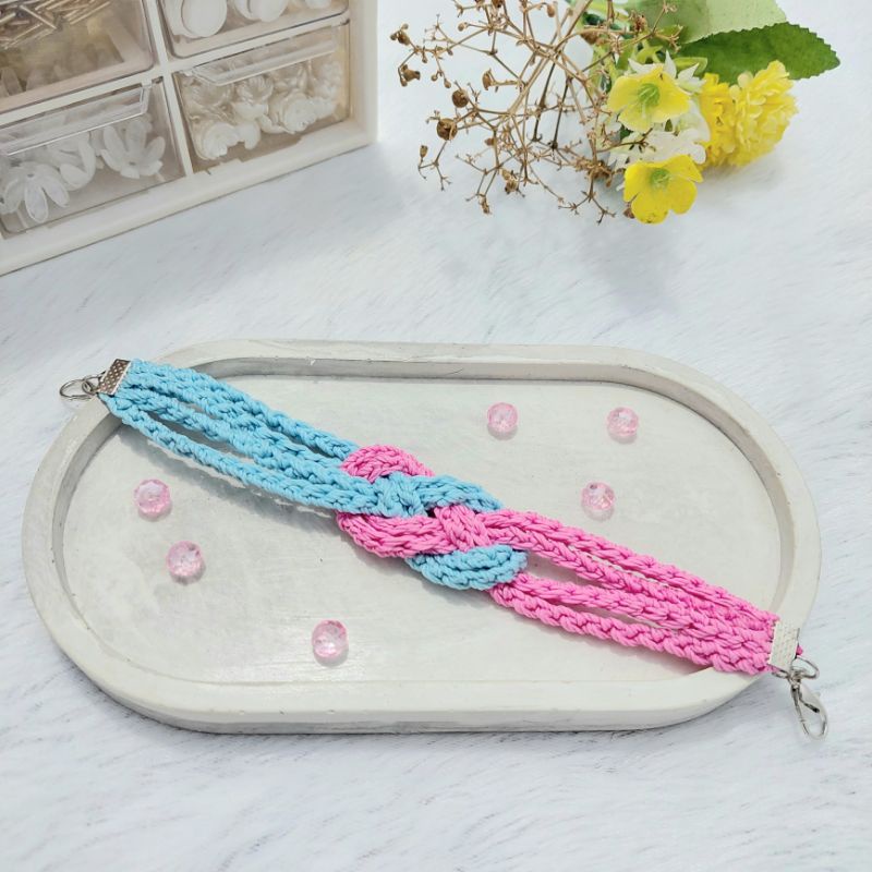 konektor masker rajut cantik premium