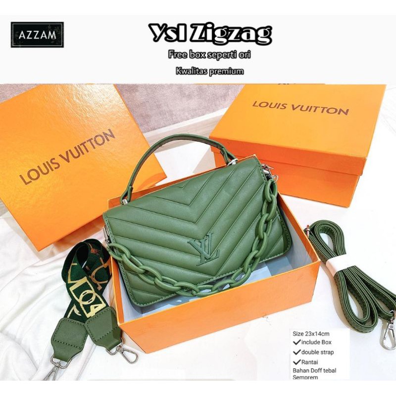 TAS SELEMPANG YSL ZIGZAG BY AZZAM