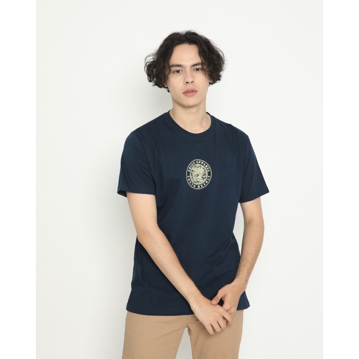Kaos Unisex Erigo T-Shirt Dance Dragon Cotton Combed Navy