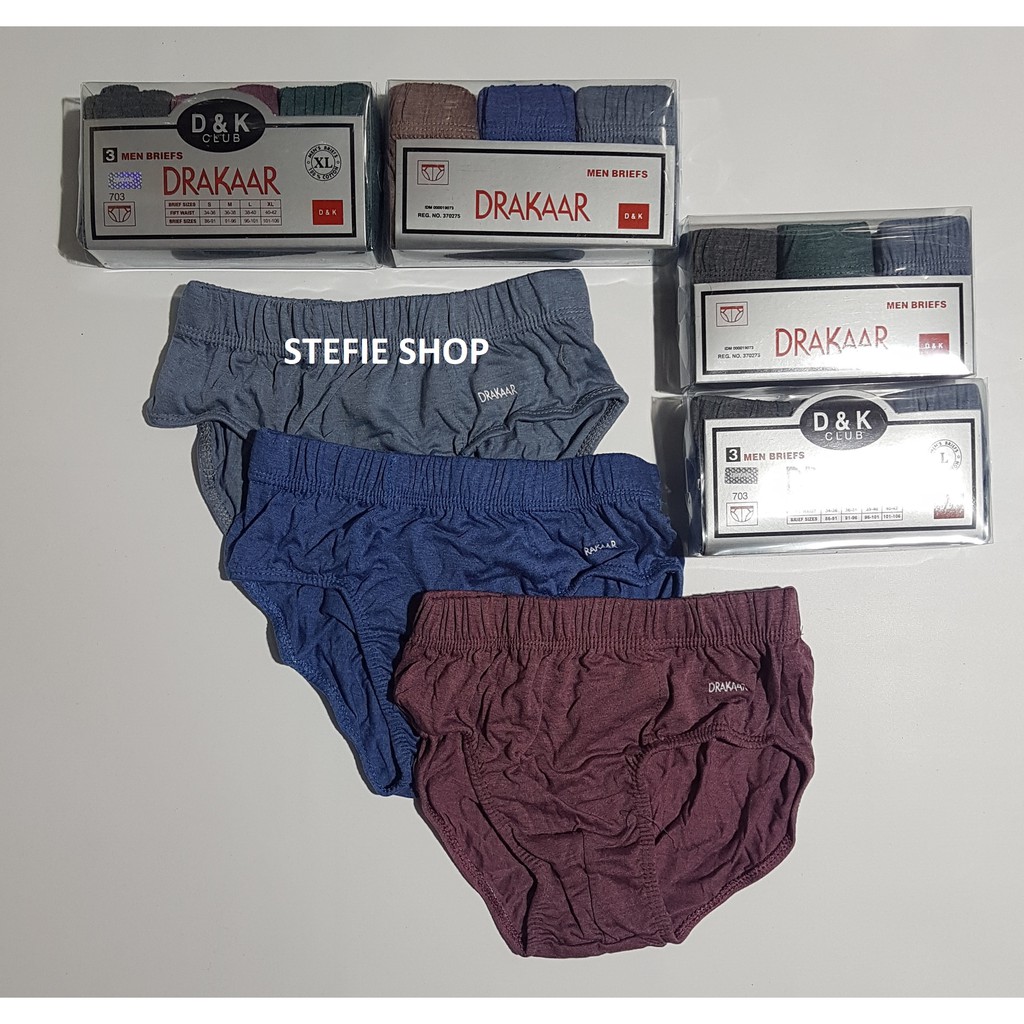 Celana dalam Drakaar 703 isi 3 pcs