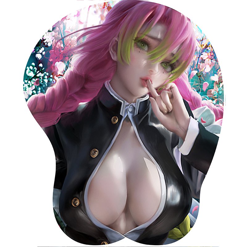 3D Sexy Chest Silicone Mouse Pad Sexy 3D Mouse Pad Sexy Girl Gaming Mousepad with Silicone Gel Wrist