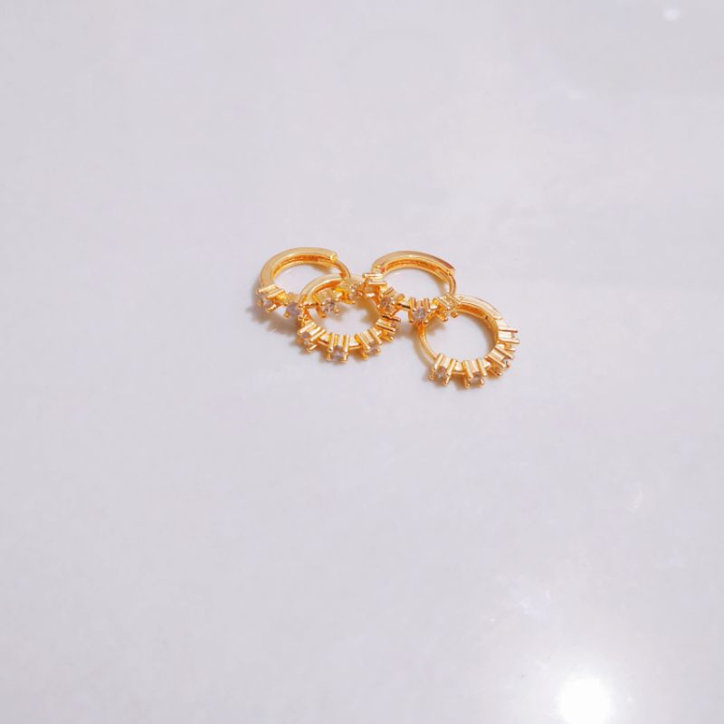 Anting Titanium  Emas Permata Wanita JewelryA153823