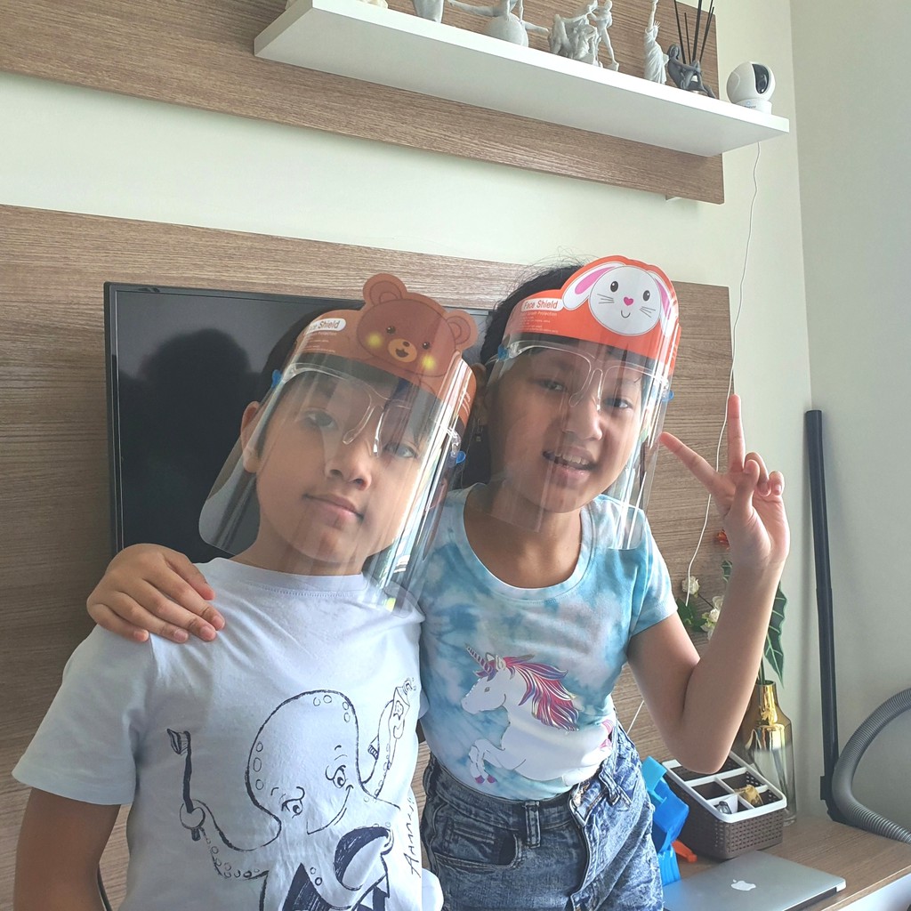 Face Shield anak - anak karakter lucu