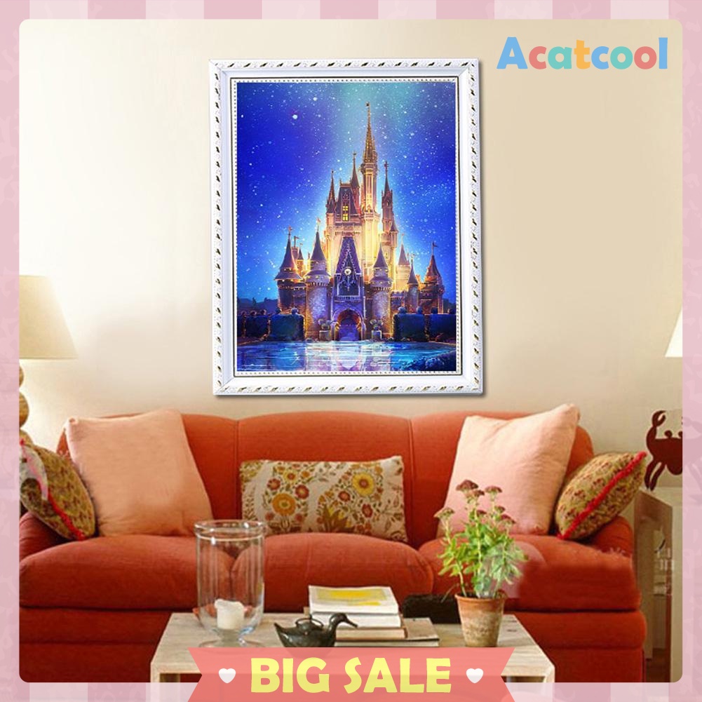 5D DIY Full Drill Diamond Painting Pagoda Cross Stitch Embroidery Craft Kit