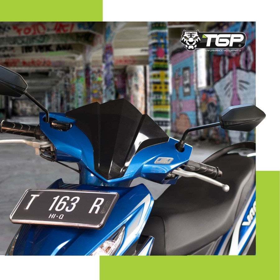 VISOR VARIO 110 FI LED 2015 2019 ESP NON ESP HITAM TGP VARIASI