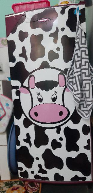 Stiker Kulkas Motif Sapi