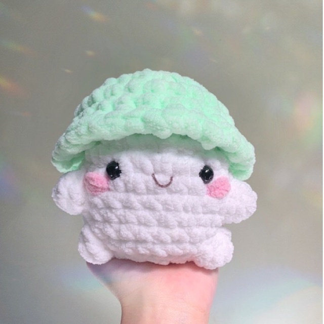 Amigurumi Mochi Plushie Boneka Rajut mochi Boneka Mochi [ MEDIUM SIZE ] | sagemagics