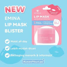 Masker Bibir Emina Lip Mask 9gr Original Asli Bpom