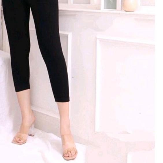 Legging Wanita Tebal 7 per 8 jumbo Polos