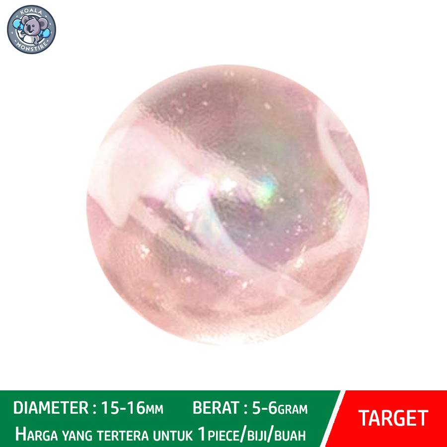 Kelereng Gundu Medusa Jellyfish Marble Balap Ubur Ubur