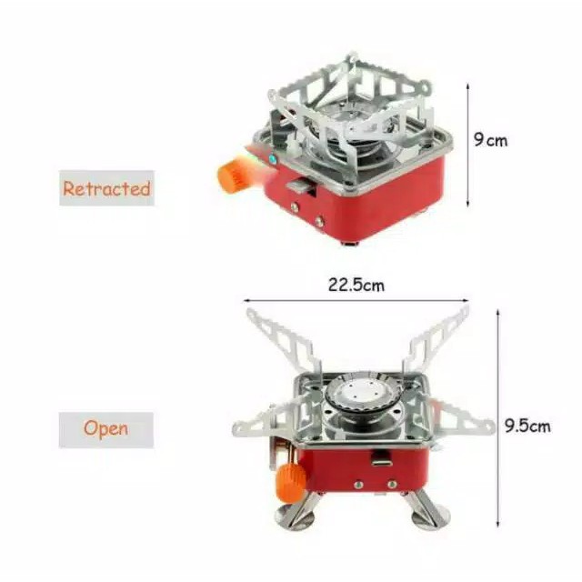 Alat Masak Kompor Portable Kotak Kemping Gunung / Camping Stove K-202 Outdoor