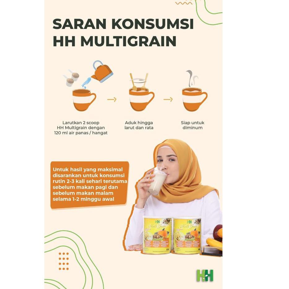 

IV8P HH Multi Grain - Minuman Sereal HWI Y2ħH